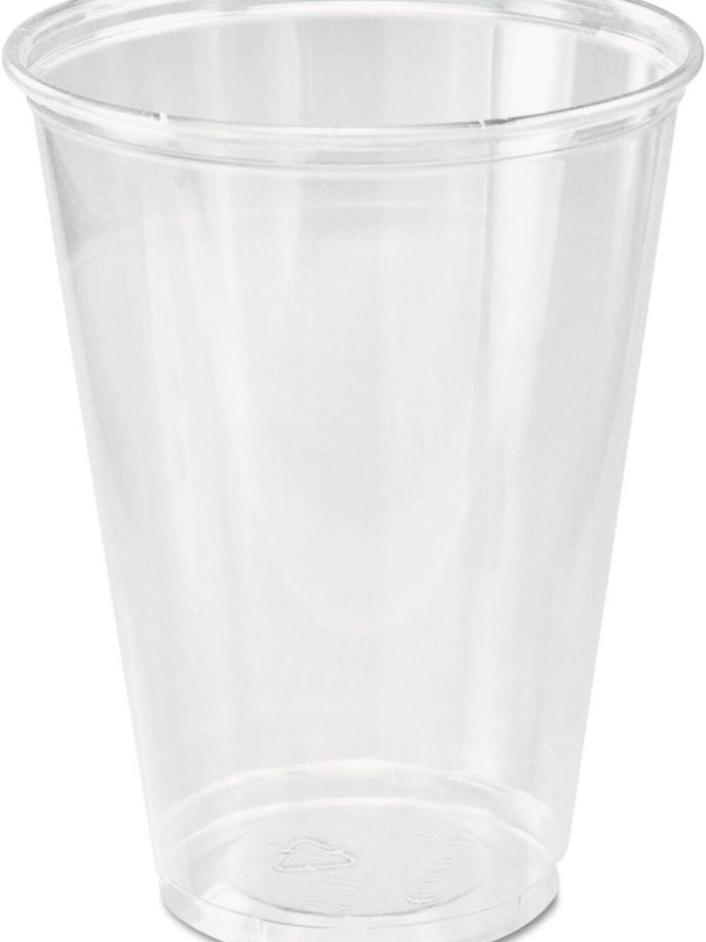 10 oz Ultra Clear PET Plastic Cups - Bulk Case of 1000 for Parties & Events